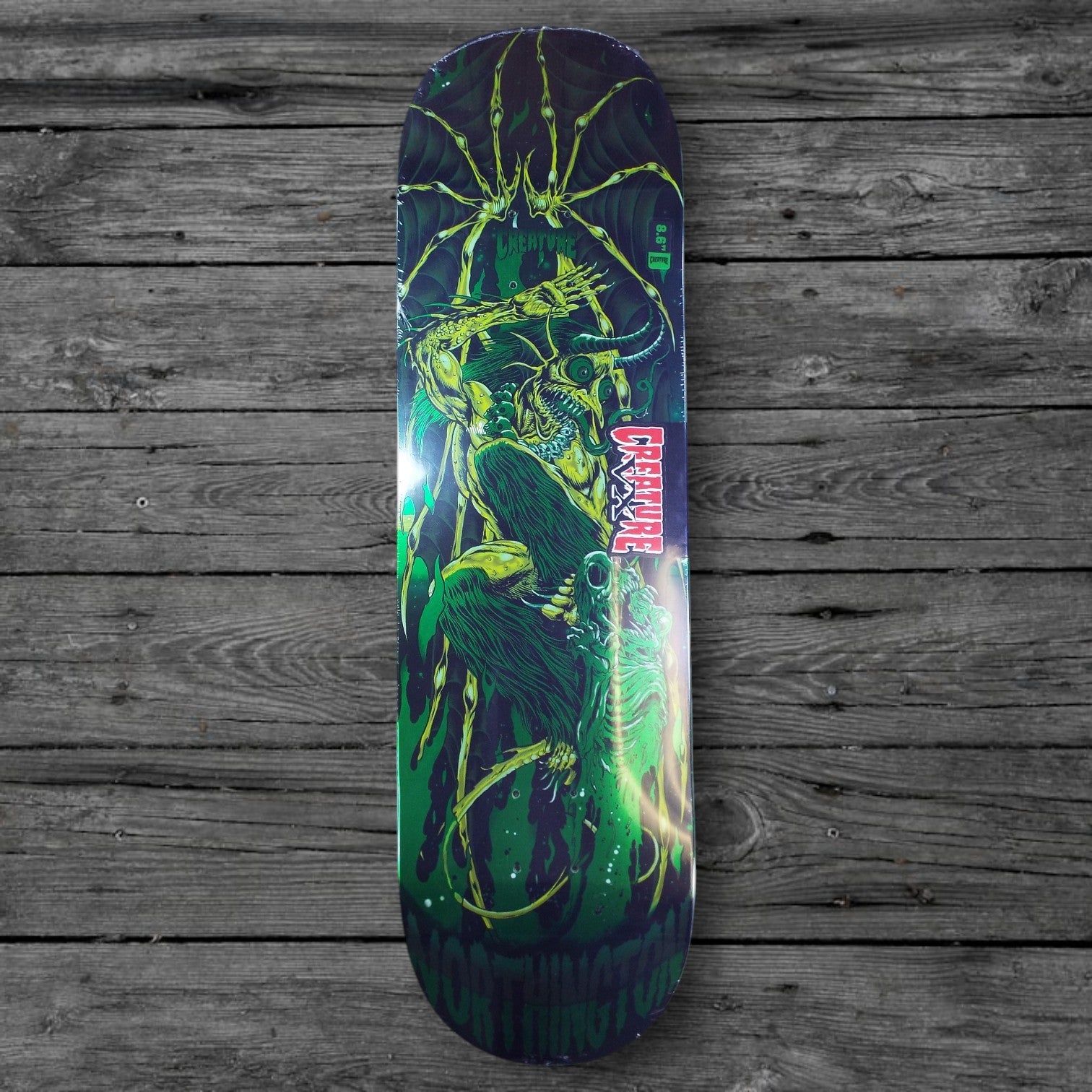 Creature Worthington Skullburn VX Skate Deck / 8.6