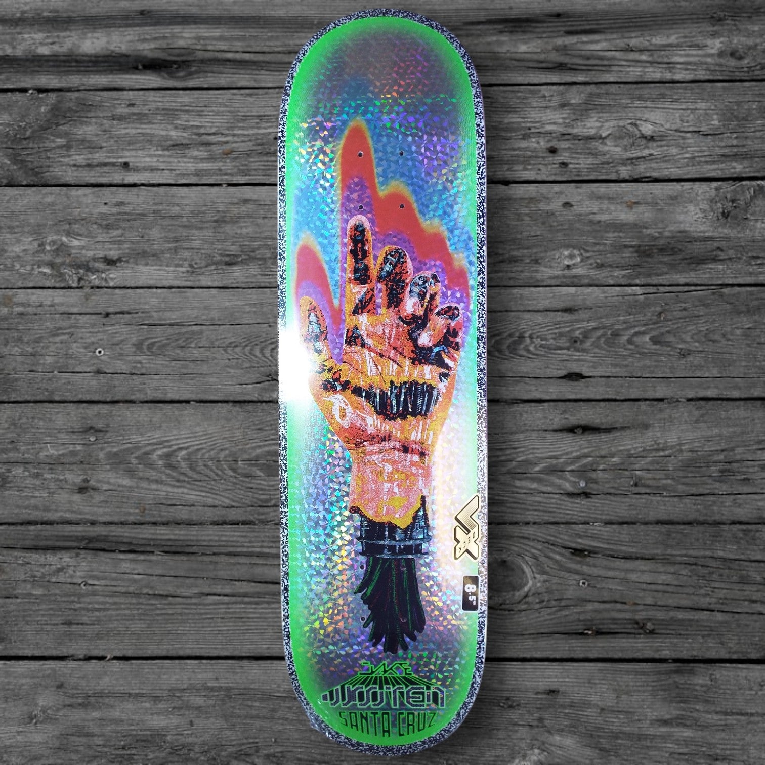 Santa Cruz Wooten Dystopia VX Skate Deck / 8.5