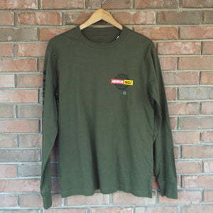American Eagle Longsleeve T-Shirt / Military Green