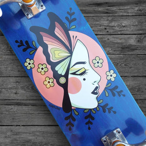 Birdhouse Lizzie Butterfly Skateboard Complete / 8"