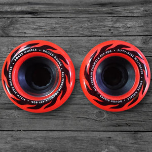 Bones Eternal Flame Red Rough Rider ATF 80a Wheels / 59mm