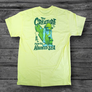 Creature Haunted Sea T-Shirt / Cornsilk