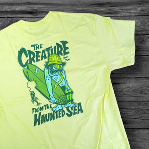 Creature Haunted Sea T-Shirt / Cornsilk