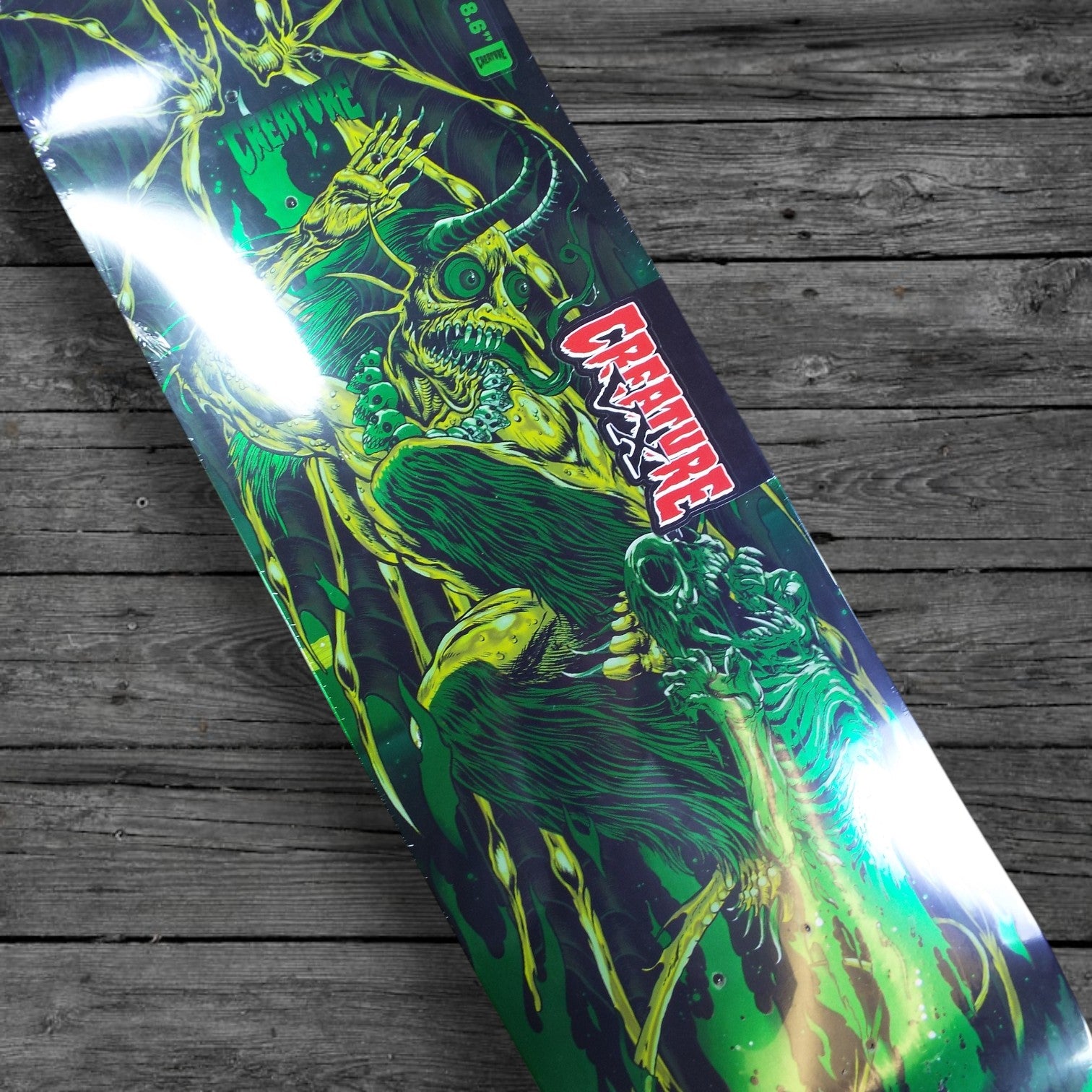 Creature Worthington Skullburn VX Skate Deck / 8.6