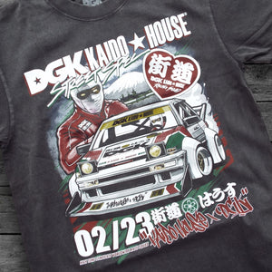 DGK x Kaido House Raceway Box T-Shirt / Vintage Black