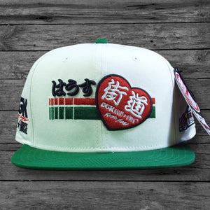 DGK x Kaido House Raceway Snapback Hat / Natural
