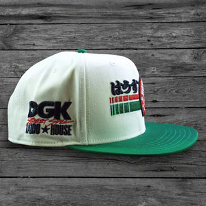 DGK x Kaido House Raceway Snapback Hat / Natural