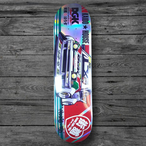 DGK x Kaido House Raceway (Rainbow Prismatic) Skate Deck / 8.25"