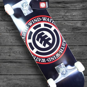 Element Seal Black Skateboard Complete / 8"