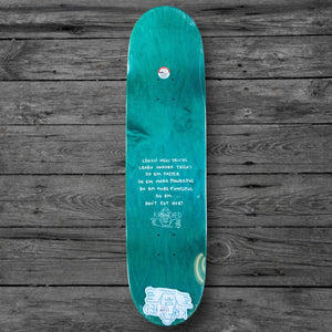 Krooked Knox This Heart Purple Skate Deck / 8.5"