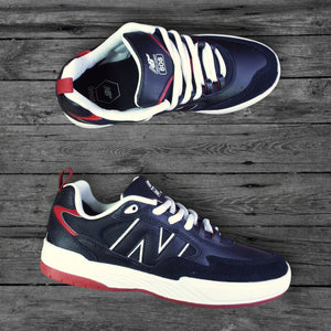 New Balance Numeric Tiago 808 Shoes / Black-Red