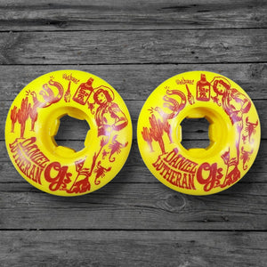 OJ Lutheran Elite Orange-Yellow EZ EDGE 99a Wheels / 53mm