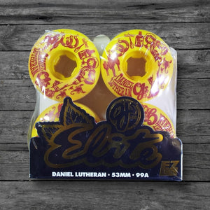 OJ Lutheran Elite Orange-Yellow EZ EDGE 99a Wheels / 53mm