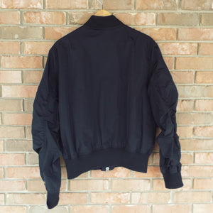 PacSun Bomber Zip-Up Jacket / Black