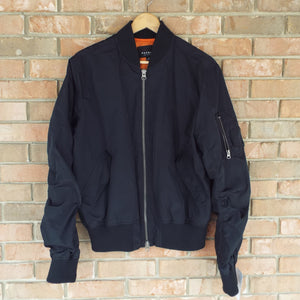 PacSun Bomber Zip-Up Jacket / Black