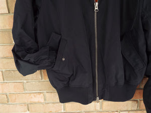 PacSun Bomber Zip-Up Jacket / Black