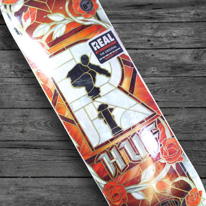 Real HUF Cathedral Skate Deck / 8.38"