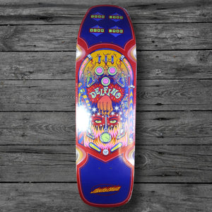 Santa Cruz Delfino Pinball Pro Shaped Skate Deck / 9.14"