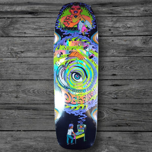 Santa Cruz Delfino Vision Pro Shaped Skate Deck / 9.14"