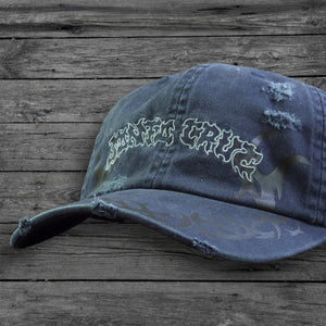 Santa Cruz Razor Arch Strip Unstructured Snapback Hat / Shadow