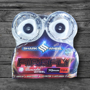 Shark Firefly Clear Lights 78a Longboard Wheels / 70mm