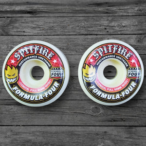 Spitfire F4 Conical Full Natural-Red Print 101d Wheels / 53mm
