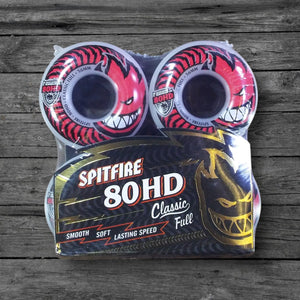 Spitfire 80HD Charger Clear-Red Classic Full Wheels