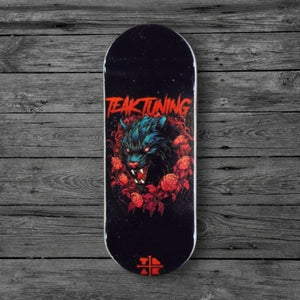 Teak Night Fang Wooden Fingerboard Deck / 34mm