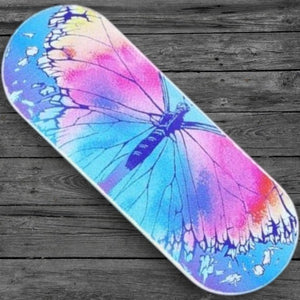 Teak Radiant Butterfly Wooden Fingerboard Deck / 34mm
