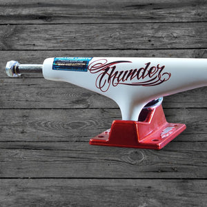 Thunder Flash White-Red Hollow Lights Trucks / 148mm
