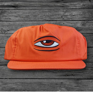 Toy Machine Sect Eye Snapback Hat / Orange