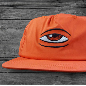 Toy Machine Sect Eye Snapback Hat / Orange