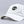 Zero Single Skull Dad Strapback Hat / White