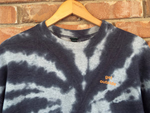 Wild Fable Get Outside Tye Dye Unisex Sweater / Grey-Black