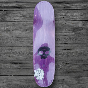 Zero 3 Skull Flames Skate Deck / 8.25"